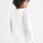 st. john's bay Crochet Open Knit Sweater Women's XL Tunic Top Mini Dress Net Boho Beach Resort Photo 8