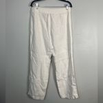 Eileen Fisher 100% Irish linen white trouser pants size medium Photo 3