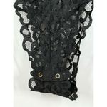 New Mix  Black Lace Lingerie Snap Crotch Size S/M Photo 6