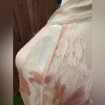 Vintage Natori 100% Silk Peach & Purple Ombré Floral Kimono Size Small Pink Photo 5