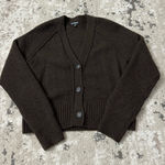 Steve Madden  Brown Cardigan Size Medium Photo 0