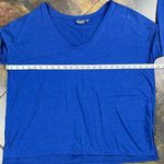 Zella  Blue Long Sleeve Crew Neck Top 2X Photo 5