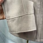 MELLODAY  Light Weight Zip Up Coat Pockets Collar Beige preppy neutral women’s XL Photo 4