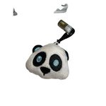 None EUC Cat Lanyard Crossbody Light Grey w/ Brown & Black Ears & Squishmallow Charm Photo 2