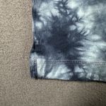 Old Navy  Shirt Womens Medium Blue Tie Dye Long Sleeve Cotton Crewneck Casual Top Photo 5