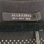 ALLSAINTS NWT ALL SAINTS Fix Mesh Dress Black Size 0 Photo 4