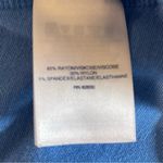 Lands’ End Women‎ Long Sleeve Dress Light Blue Size 10/12 Vee Neck Size M Photo 2