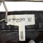 MNG by Mango Black Cotton Blend Jandri Straight Leg Denim Jeans Women Sz 4 Photo 7