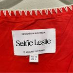 Selfie Leslie  Dose of Sunshine Stitch Vest and Skirt Orange Women’s Size Large Photo 10