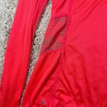 Athleta Long Sleeve V Neck Workout Top Coral Pink Athletic Shirt Women's Size S Photo 4