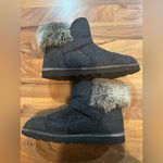 BEARPAW  Charcoal Fur-Trimmed Winter Boots Photo 3