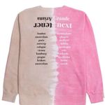Ariana Grande  Sweetener Tour Split Crewneck Sweatshirt “thank u, sweet” Photo 2