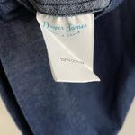 Draper James Denim Shift Dress Women's Size 8 3/4 Flare Sleeve Ruffle Above Knee Photo 5