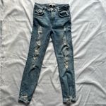 ZARA  Trafaluc Distressed Skinny Jeans 2 Photo 1