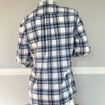Uniqlo Blue Plaid Long Sleeve Button Down Photo 2