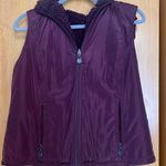 Maroon Furry Vest Red Size M Photo 5