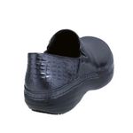 Timberland  Black 87539 Embossed Leather Comfort Clog Shoe 6 Photo 9