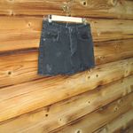 Carmar Button Fly Cut Off Jean Denim Shorts Black Size 27 Photo 1