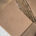 Beast Fashion  Suede Leopard Bow Open Toe Espadrille Platform Wedge Sandal Size 7 Photo 7