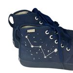 BANGS SHOES STARGAZER HIGH TOP CONSTELLATION SNEAKERS CANVAS LACE UP WOMENS SZ 5 Blue Photo 1