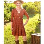 Matilda Jane  Wrap Knee Length tie waist‎ Dress - S Photo 5