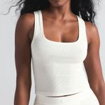 SKIMS NWOT  Cotton Rib Tank 2-Pack in Blue Cloud and White Photo 1