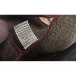 Vintage North Style Aztec Southwestern Wool Blend Multicolored Jacket size Large Red Photo 11