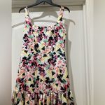 Aidan by Aidan Mattox Satin Floral Midi Skirt Photo 4