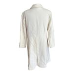 Old Navy Vintage  Peacoat Coat Wool Blend Ivory Women's Size Large Photo 1