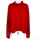 Banana Republic Luxespun Boxy Mockneck Sweater Size XL lightweight Red Photo 3