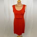 CAbi The Weekend Sleeveless Tank Dress Coral Sunset #5972 Photo 2