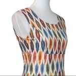 The Territory Ahead Women's Cream Orange Classic iKat Sheath Dress Size 4 Photo 5