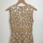 Mac Duggal Floral Appliqué Beaded Midi Dress Photo 6