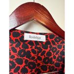 Rodebjer Khalida Red And Black Floral Poppy Maxi Dress Sz. L Size L Photo 5