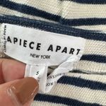 Apiece Apart Barca Long Sleeve Striped Shirt Navy Cream size Small $195 Photo 6