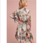 Anthropologie Hemant & Nandita Floral Smocked Waisted Long Sleeve Dress Photo 3