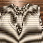 Forever 21 Dress Sleeveless Mock Neck Striped Photo 8