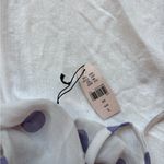 Victoria's Secret NEW WITH TAGS  White Purple Polka Dot 100% silk Mini slip Dress Photo 4