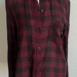 Isabel Marant  Red and Black 100% cotton Checkered Button Down Shirt Photo 0