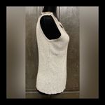 Lauren Michelle silver metallic sequins sweater tank top. Size Small Photo 1