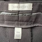 Semantiks Dress Pants Womens 22W Business Career Dark Academia Office Workwear Black Photo 1