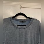 Jane and Delancey  Size M Blue Burnout Soft Crew Neck Short Sleeve Tee Shirt Photo 3
