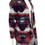 Lucky Brand Southwestern Fringe Cardigan Sweater Photo 0