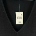 Motherhood Maternity Black‎ Ribbed Stretch Cutout V Neck Short Sleeve Tee Black Size undefined Photo 2