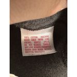 Mossimo Denim Vintage Y2K Mossimo Gray Ribbed Knit 1/2 Sleeve Henley Deep V Neck Top Large Photo 7