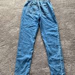 American Eagle NWT American Eagles Paperbag Waist Mom Jeans SIZE 00 - LONG Photo 7