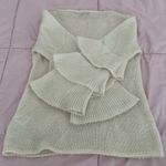 Gio & Gio white wool and mohair blend tiered sleeve sweater size S mad in Italy Photo 6