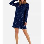 Charter Club  Women's S Nightgown Butter Soft Sleep‎ Shirt Blue Star Reindeer Photo 0