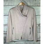 Philosophy Blush Pink Full Zip Pockets Asymmetrical Zip Jacket Top Size Medium Photo 8