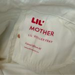 Mother Lil’ Roller Fray Wide Leg Jeans Fairest Of Them All White 32 Petite Size undefined Photo 6